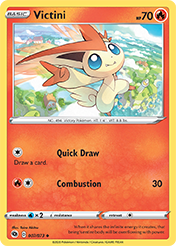 Victini Champion's Path Pokemon Card