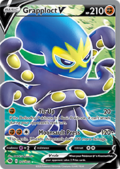 Grapploct V Champion's Path Pokemon Card