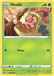 Weedle Chilling Reign Card List