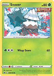 Snover Chilling Reign Pokemon Card