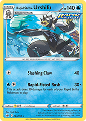 Rapid Strike Urshifu Chilling Reign Pokemon Card