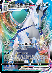 Ice Rider Calyrex VMAX Chilling Reign Pokemon Card