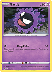 Gastly Chilling Reign Pokemon Card