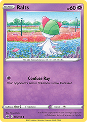 Ralts Chilling Reign Pokemon Card