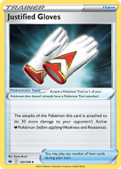Justified Gloves Chilling Reign Pokemon Card