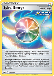 Spiral Energy Chilling Reign Pokemon Card