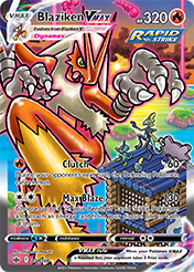 Card image - Blaziken VMAX - 201 from Chilling Reign