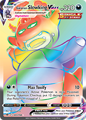 Galarian Slowking VMAX Chilling Reign Pokemon Card