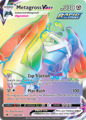 Card image - Metagross VMAX - 208 from Chilling Reign