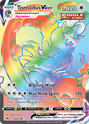 Card image - Tornadus VMAX - 209 from Chilling Reign