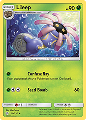 Lileep Cosmic Eclipse Card List