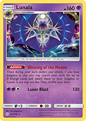 Lunala Cosmic Eclipse Pokemon Card