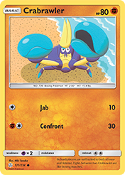 Crabrawler Cosmic Eclipse Pokemon Card