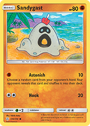 Sandygast Cosmic Eclipse Pokemon Card