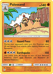 Palossand Cosmic Eclipse Pokemon Card