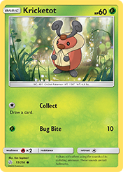 Kricketot Cosmic Eclipse Card List