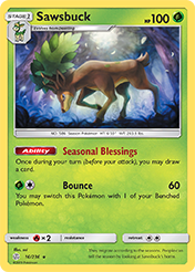 Sawsbuck Cosmic Eclipse Card List