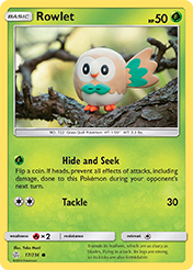 Rowlet Cosmic Eclipse Card List