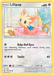 Lillipup Cosmic Eclipse Pokemon Card