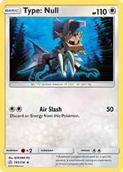Type: Null Cosmic Eclipse Pokemon Card