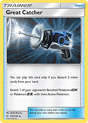 Great Catcher Cosmic Eclipse Pokemon Card