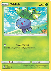 Oddish Cosmic Eclipse Card List