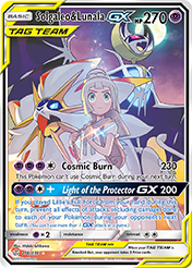 Solgaleo & Lunala-GX Cosmic Eclipse Pokemon Card