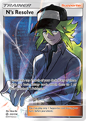 N's Resolve Cosmic Eclipse Pokemon Card