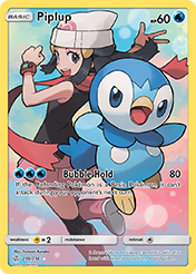 Piplup Cosmic Eclipse Pokemon Card