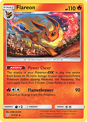Flareon Cosmic Eclipse Pokemon Card