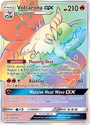 Volcarona-GX Cosmic Eclipse Pokemon Card