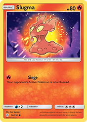 Slugma Cosmic Eclipse Pokemon Card