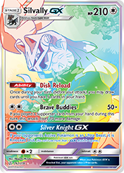 Silvally-GX Cosmic Eclipse Pokemon Card