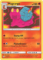 Magcargo Cosmic Eclipse Pokemon Card