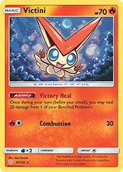 Victini Cosmic Eclipse Pokemon Card