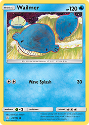 Wailmer Cosmic Eclipse Pokemon Card