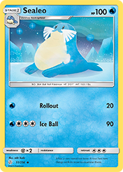 Sealeo Cosmic Eclipse Pokemon Card