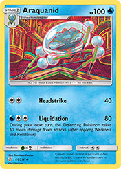 Araquanid Cosmic Eclipse Pokemon Card
