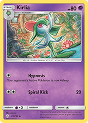 Kirlia Cosmic Eclipse Pokemon Card