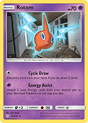 Rotom Cosmic Eclipse Pokemon Card
