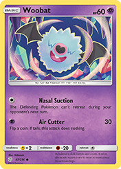 Woobat Cosmic Eclipse Pokemon Card