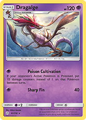 Dragalge Cosmic Eclipse Pokemon Card