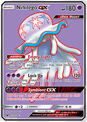 Nihilego-GX Crimson Invasion Pokemon Card