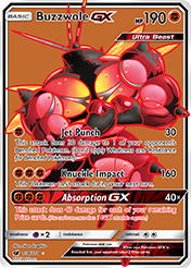 Buzzwole-GX Crimson Invasion Pokemon Card