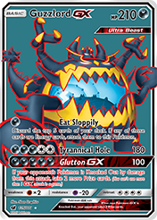Guzzlord-GX Crimson Invasion Pokemon Card