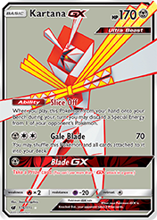 Kartana-GX Crimson Invasion Pokemon Card