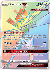 Kartana-GX Crimson Invasion Pokemon Card