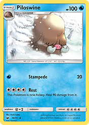 Piloswine Crimson Invasion Card List