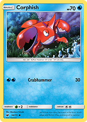 Corphish Crimson Invasion Pokemon Card