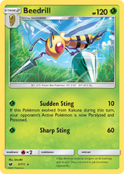 Beedrill Crimson Invasion Card List